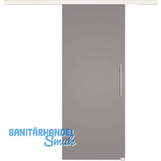 Glasschiebetür Set BlackShine, 920x2100mm, Inlay CPL Bianco, Stoßgriff silber Glasschiebetür Set BlackShine, 920x2100mm, Inlay CPL Bianco, Stoßgriff silber