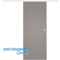 Glasschiebet�r Set BlackShine, 920x2100mm Inlay CPL Bianco Muschelgriff silber