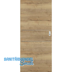 SOLIDO Donau Schiebetüre CPL Authentic Risseiche quer, 2 Lisenen, 1020x2070 mm SOLIDO Donau Schiebetüre CPL Authentic Risseiche quer, 2 Lisenen, 1020x2070 mm