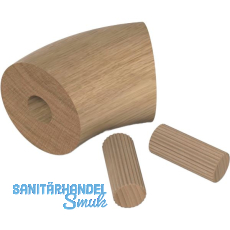 Handlauf-Baukastensystem Handlaufkr�mmer 45� Eiche lackiert