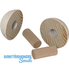 Handlauf-Baukastensystem Endhalbkugel Fichte roh Handlauf-Baukastensystem Endhalbkugel Fichte roh