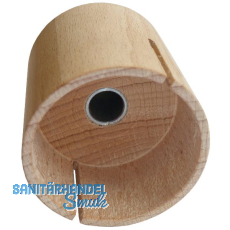 Bohrlehre aus Hartholz f�r Handlaufverbindungen