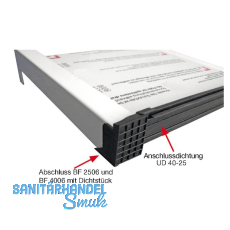 Anschlussdichtung Standard 25/Soft 40 weiß Anschlussdichtung Standard 25/Soft 40 weiß