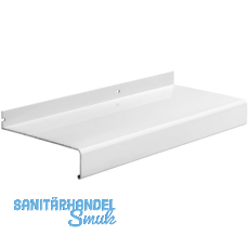 Außenfensterbank Soft 40 Aluminium weiß RAL 9016 lackiert 165 mm Außenfensterbank Soft 40 Aluminium weiß RAL 9016 lackiert 165 mm