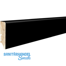 SOLIDO Sockelleiste schwarz foliert 16/60 SOLIDO Sockelleiste schwarz foliert 16/60