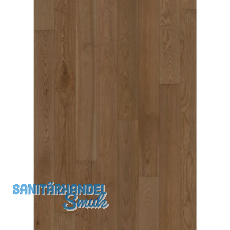 SOLIDO Landhausdiele Esche Haselnuss, leicht geb�rstet, braun ge�lt, 14 mm