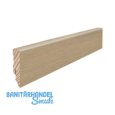 HARO Sockelleiste furniert, Eiche lichtwei� ge�lt, 16/58