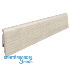 HARO Laminat Sockelleiste Eiche Sicilia weiß / Bergamo silbergrau, 19/58 HARO Laminat Sockelleiste Eiche Sicilia weiß / Bergamo silbergrau, 19/58