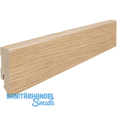 HARO Laminat Sockelleiste, Eiche hell lebhaft, Eiche Portland puro, 16/58 HARO Laminat Sockelleiste, Eiche hell lebhaft, Eiche Portland puro, 16/58