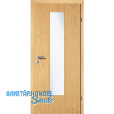 SOLIDO Smart Innentüre Bergeiche hell lackiert GL EN-M Rechts TBA 900/2030 mm SOLIDO Smart Innentüre Bergeiche hell lackiert GL EN-M Rechts TBA 900/2030 mm