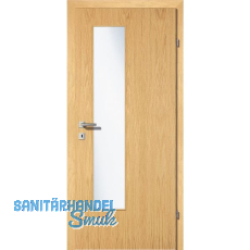 SOLIDO Smart Innentüre Bergeiche hell lackiert GL EN-S Links TBA 850/2030 mm SOLIDO Smart Innentüre Bergeiche hell lackiert GL EN-S Links TBA 850/2030 mm