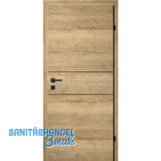 SOLIDO Smart Innent�re CPL Ripped Eiche 2 Lisenen schwarz VB LI TBA 700/2030mm