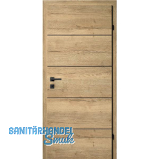 SOLIDO Smart Innentüre CPL Ripped Eiche 4 Lisenen schwarz VB LI TBA 900/2030 mm SOLIDO Smart Innentüre CPL Ripped Eiche 4 Lisenen schwarz VB LI TBA 900/2030 mm