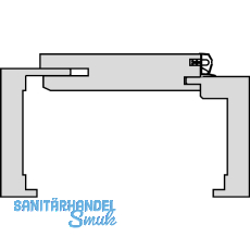 SOLIDO Fertigholzzarge Creativ E Spliteiche lackiert Rechts 850/2010/130 mm