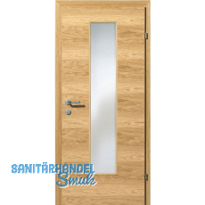 SOLIDO Smart Innentüre Eiche hell quer lackiert GL EN-M Rechts TBA 750/2030 mm SOLIDO Smart Innentüre Eiche hell quer lackiert GL EN-M Rechts TBA 750/2030 mm