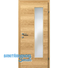 SOLIDO Smart Innentüre Eiche hell quer lackiert GL EN-B Links TBA 900/2030 mm SOLIDO Smart Innentüre Eiche hell quer lackiert GL EN-B Links TBA 900/2030 mm