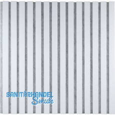 Akustikpaneel mit Softkante wei� / wei�