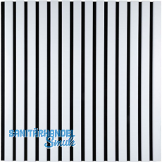Akustikpaneel mit Softkante weiß / schwarz Akustikpaneel mit Softkante weiß / schwarz