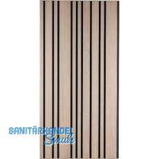 Designpaneel plus Muster Eiche Natur MDF schwarz Designpaneel plus Muster Eiche Natur MDF schwarz