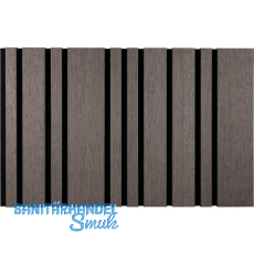 Akustikpaneel Plus mit Softkante Eiche grau / schwarz Akustikpaneel Plus mit Softkante Eiche grau / schwarz
