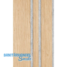 Akustikpaneel Plus Muster mit Softkante Eiche Natur roh / grau Akustikpaneel Plus Muster mit Softkante Eiche Natur roh / grau