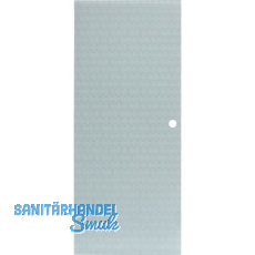 SOLIDO Glasschiebet�r Edelstein Smaragd wei�, Muschelgriff Bohrung 920x2100