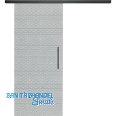 SOLIDO Glasschiebetür Set Edelstein Diamant klar, Stoßgriff schwarz, 920 SOLIDO Glasschiebetür Set Edelstein Diamant klar, Stoßgriff schwarz, 920