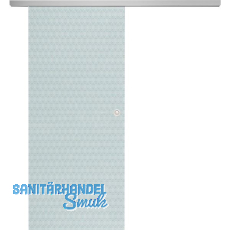 SOLIDO Glasschiebetür Set Edelstein Smaragd klar, Muschelgriff silber, 920 SOLIDO Glasschiebetür Set Edelstein Smaragd klar, Muschelgriff silber, 920