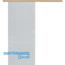 Glasschiebet�r Set Brillant klar, Inlay Achat, Muschelgriff silber, 920