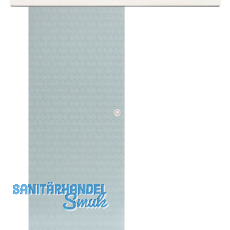 Glasschiebetür Set Smaragd weiß, Inlay Bianco, Muschelgriff silber, 820 Glasschiebetür Set Smaragd weiß, Inlay Bianco, Muschelgriff silber, 820