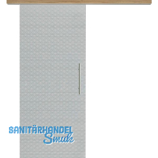 Glasschiebetür Set Diamant klar, Inlay Risseiche, Stoßgriff silber, 820 mm Glasschiebetür Set Diamant klar, Inlay Risseiche, Stoßgriff silber, 820 mm