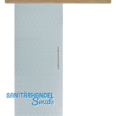 Glasschiebetür Set Diamant weiß, Inlay Risseiche, Stoßgriff silber, 820 mm Glasschiebetür Set Diamant weiß, Inlay Risseiche, Stoßgriff silber, 820 mm