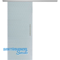 Glasschiebetür Set Diamant weiß, Inlay Achat, Stoßgriff silber, 920 mm Glasschiebetür Set Diamant weiß, Inlay Achat, Stoßgriff silber, 920 mm