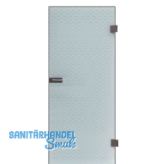 SOLIDO Ganzglastüre Edelstein Diamant weiß Beschläge silber, 721/2013 Links SOLIDO Ganzglastüre Edelstein Diamant weiß Beschläge silber, 721/2013 Links