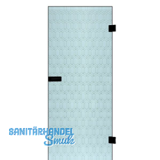 SOLIDO Ganzglastüre Edelstein Gr. Smaragd weiß Beschläge schwarz, 821/2013 mm LI SOLIDO Ganzglastüre Edelstein Gr. Smaragd weiß Beschläge schwarz, 821/2013 mm LI