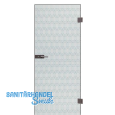 SOLIDO Ganzglastüre Edelstein Smaragd klar Beschläge PZ silber, 871/2013 Rechts SOLIDO Ganzglastüre Edelstein Smaragd klar Beschläge PZ silber, 871/2013 Rechts