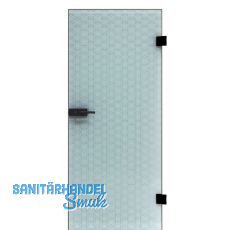 SOLIDO Ganzglastüre Edelstein Brillant weiß Beschläge PZ schwarz, 921/2013 LI SOLIDO Ganzglastüre Edelstein Brillant weiß Beschläge PZ schwarz, 921/2013 LI