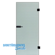 SOLIDO Ganzglastüre Edelstein Smaragd weiß Beschläge PZ schwarz, 821/2013 RE SOLIDO Ganzglastüre Edelstein Smaragd weiß Beschläge PZ schwarz, 821/2013 RE