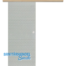 Glasschiebetür Set Diamant klar, Inlay Achat, Muschelgriff silber, 720 mm Glasschiebetür Set Diamant klar, Inlay Achat, Muschelgriff silber, 720 mm