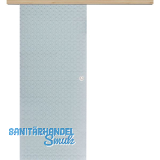 Glasschiebetür Set Diamant weiß, Inlay Achat, Muschelgriff silber, 720 mm Glasschiebetür Set Diamant weiß, Inlay Achat, Muschelgriff silber, 720 mm