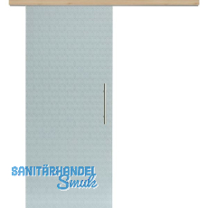 Glasschiebet�r Set Smaragd wei�, Inlay Achat, Sto�griff silber, 720 mm