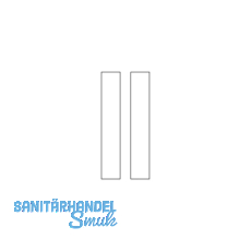 SOLIDO Verglasungsvariante H, ESG - Klarglas, 2 x 876x266x4 mm