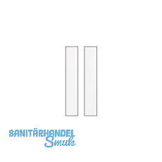 SOLIDO Verglasungsvariante H, ESG - Satiniert, 2 x 876x291x4 mm