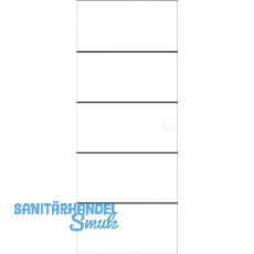 SOLIDO Ganzglas Schiebet�r Industry Black 3, Muschelgriff Bohrung, 920x2100