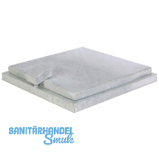 Brunnenschachtabdeckung vollbadfeuerverzinkt 800/800 mm ohne Entlüftungsrohr Brunnenschachtabdeckung vollbadfeuerverzinkt 800/800 mm ohne Entlüftungsrohr