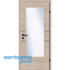 SOLIDO Smart Innentüre CPL Solar Eiche 2 Lisenen schwarz GL RE TBA 800/2030mm SOLIDO Smart Innentüre CPL Solar Eiche 2 Lisenen schwarz GL RE TBA 800/2030mm