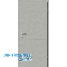 SOLIDO Smart Innentüre CPL Valeur Grau quer 2 Lisenen VB Links TBA 850/2030 mm SOLIDO Smart Innentüre CPL Valeur Grau quer 2 Lisenen VB Links TBA 850/2030 mm