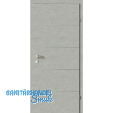 SOLIDO Smart Innentüre CPL Valeur Grau quer 4 Lisenen VB Links TBA 850/2030 mm SOLIDO Smart Innentüre CPL Valeur Grau quer 4 Lisenen VB Links TBA 850/2030 mm