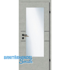 SOLIDO Smart Innentüre CPL Valeur Grau 2 Lisenen schwarz GL LI TBA 750/2030 mm SOLIDO Smart Innentüre CPL Valeur Grau 2 Lisenen schwarz GL LI TBA 750/2030 mm