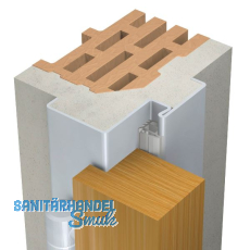 DOMOFERM Stahleckzarge Profil 22 M mit Bodeneinstand, 800/2000 mm DOMOFERM Stahleckzarge Profil 22 M mit Bodeneinstand, 800/2000 mm